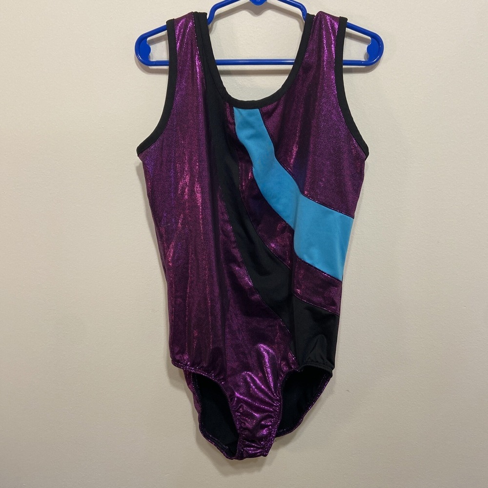 Danskin Now Girl's L (10-12) Leotard Dance Gymnastics Cheer EUC